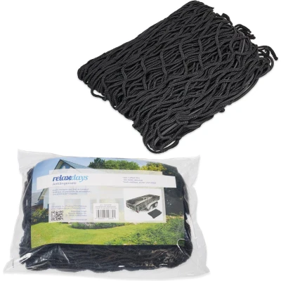 Afbeelding van Relaxdays 2x aanhangernet 3x2 meter rekbaar bagagenet aanhanger lading vastzetten