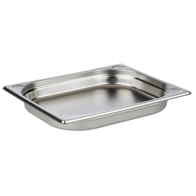 Afbeelding van APS 81201 GN container 1/2, gastronormcontainer van roestvrij staal, afmetingen 265 x 325 mm, hoogte 40 volume 2 liter