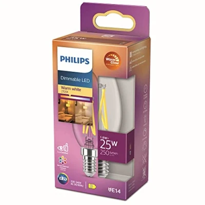 Afbeelding van Philips Lighting 871951432415200 LED lamp Energielabel D (A G) E14 Kaars 2.5 W = 25 Warmwit (Ø x l) 35 mm 97 1 stuk(s)