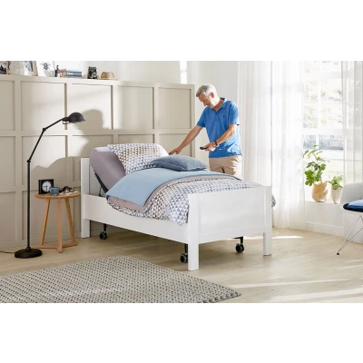 Afbeelding van Beter bed Potenset met wiel en rem t.b.v. een 80/90/100/120 x 19/24 cm zwart