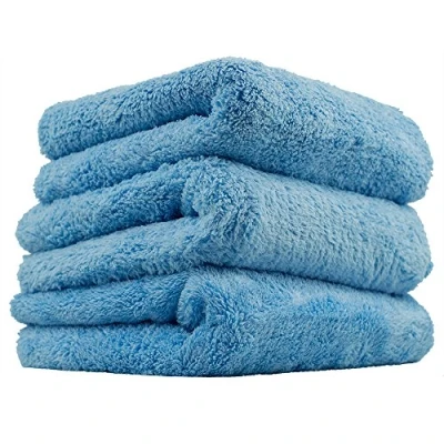 Afbeelding van Chemical Guys Set van 3 microvezeldoeken naadloos blauw 40 x cm MIC35003