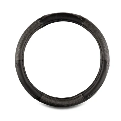 Afbeelding van PLUS POWER PWFV1003 Stuurhoes zwart Leer