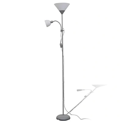 Image de vidaXL Lampadaire Gris242732