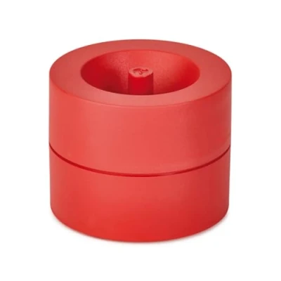 Afbeelding van Papercliphouder MAULpro Blauwe Engel recycled diameter73x60mm rood