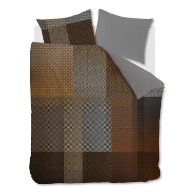 Afbeelding van Beddinghouse Harris dekbedovertrek Tweepersoons 200x200/220 Bruin