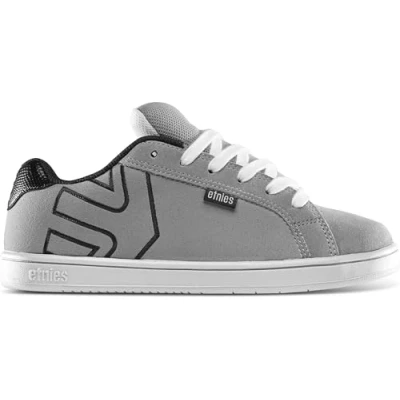 Afbeelding van Etnies KIDS Fader Unisex Skateschoenen voor kinderen, Maat: 38, Light grey/black Leer/ synthetisch