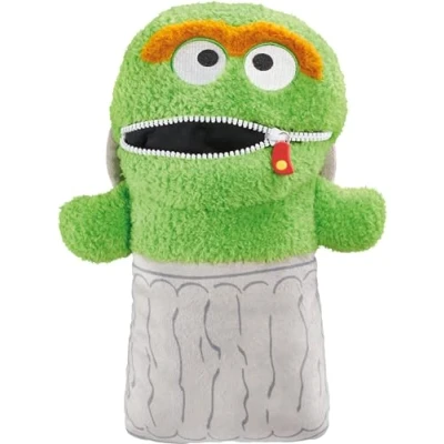 Afbeelding van Schmidt Spiele Zorgenvriendje Oskar Sesame Street (29 cm) Zachte Knuffel die Kinderen Helpt Zorgen, Angsten &amp; Gevoelens te Verwerken Met Ritssluiting voor Geheimen Troost, Comfort Geruststelling Geschikt vanaf 0 Jaar Ideaal Cadeau