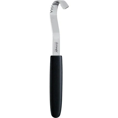 Afbeelding van Triangle Professionele Boterkruller RVS Lemmet 8 cm Zwart Heft