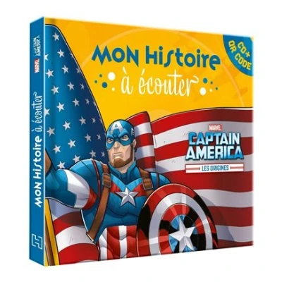 Image de CAPTAIN AMERICA Mon Histoire à Écouter [QR code + CD] Les Origines MARVEL