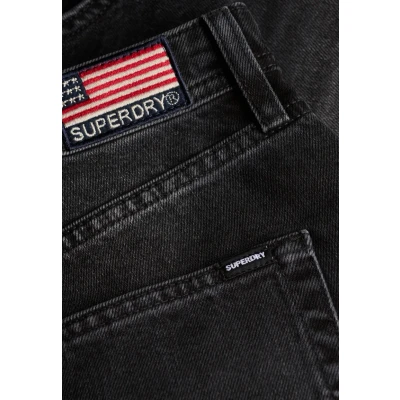 Afbeelding van Superdry Jeansshort, Dames, Maat: 28, Roseland washed black