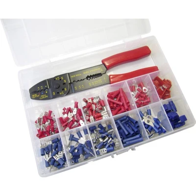 Afbeelding van WKK 60349 Assortiment kabelschoenen 0.50 mm² 2.50 Rood, Blauw 1 set(s)