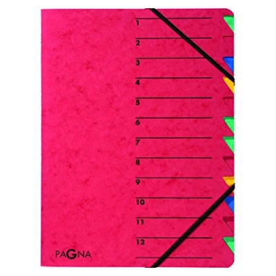Afbeelding van PAGNA Ordnungsmappe Easy 12 Fächer 1 rood