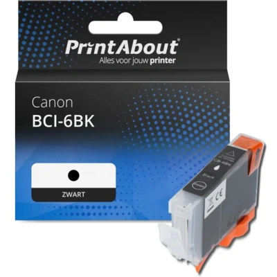 Afbeelding van Huismerk Canon BCI 6BK Inktcartridge Zwart