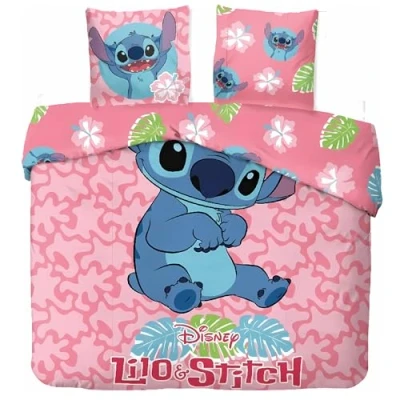 Afbeelding van Disney Lilo &amp; Stitch Dekbedovertrek Lits Jumeaux 240 x 220 cm Katoen