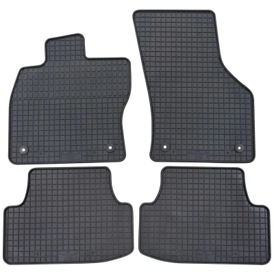Afbeelding van Petex 11310 Vloermatset Rubber voor en achter 4 zwart AUDI: A3 Saloon