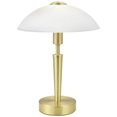 Image de Lampe de table SOLO 1 ampoule laiton mat