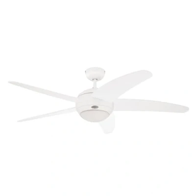 Image de Westinghouse 7214040 Bendan Ventilateur de plafond R7s 80 W Métal blanc