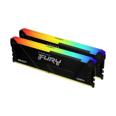 Afbeelding van Kingston Beast RGB Werkgeheugenmodule voor PC DDR4 64 GB 2 x 32 3200 MHz 288 pins DIMM KF432C16BB2AK2/64