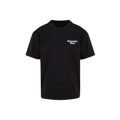Afbeelding van Mister Tee Memento MORI Tshirt print, Heren, Maat: Large, Black