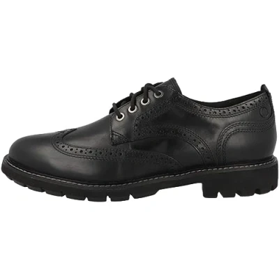 Afbeelding van Clarks Originals Batcombe Veterschoenen, Heren, Maat: 40, Schwarz Leer
