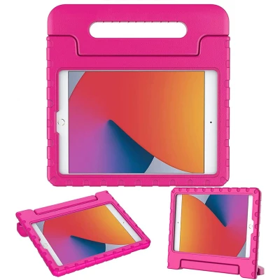 Afbeelding van iMoshion Tablet Hoes Kinderen Geschikt voor iPad Pro 9.7 (2016) / Air 2 (2014) 1 (2013) Kidsproof Backcover met handvat Roze