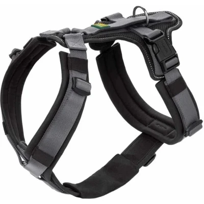 Afbeelding van Hunter Hondentuig Maldon Paniekharnas Anti Trek Harnas Veiligheidsharnas Perfecte Pasvorm Zwart Maat L 69 105 cm