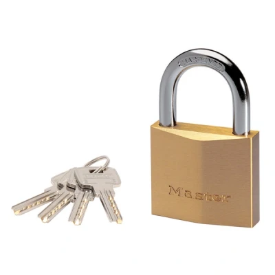 Afbeelding van MasterLock Hangslot 60mm met beugel Ø9/36mm messing