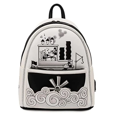 Afbeelding van Loungefly Disney Steamboat Willie Cruise Mini rugzak, meerkleurig, één maat, Meerkleurig