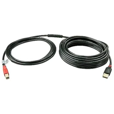 Afbeelding van USB A to B Cable LINDY 42761 10 m Black Multicolour