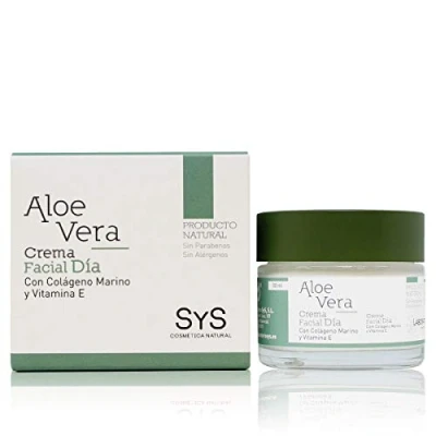 Afbeelding van SyS Aloe Vera Gel Creme voor Gezicht 100% Natuurlijk Hydraterend &amp; Herstellend 50ml
