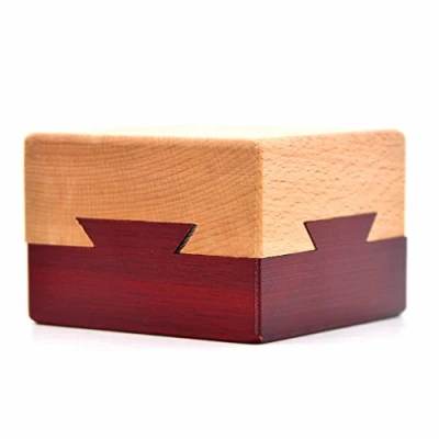Afbeelding van Geheime Houten Puzzel Openingsdoos Mysterieuze Geschenkdoos voor Kinderen en Volwassenen