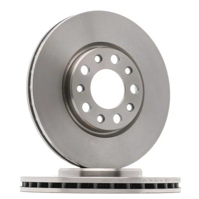 Afbeelding van DELPHI BG4314 Remschijf 281 26 5 Geventileerd Geolied Semi finished Zonder wiellager, ABS sensorring ALFA ROMEO: Giulietta Hatchback
