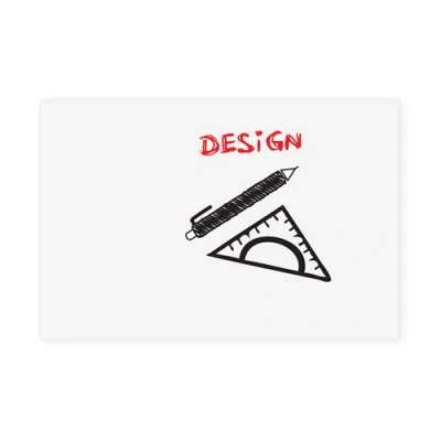 Image de BOARD UP tableau blanc sans cadre 50 x 75 cm