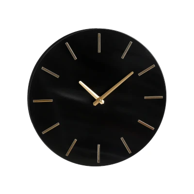 Afbeelding van Brixen Wandklok Ø35,5 cm Zwart