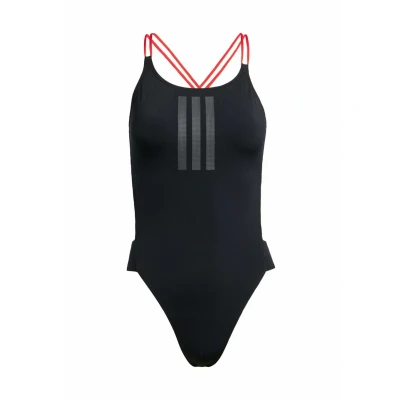 Afbeelding van adidas Performance Pstream 3STRIPES Badpak Black pure ruby, Dames, Maat: 30, ruby