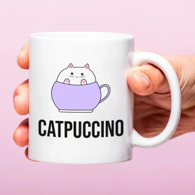 Afbeelding van Mok Catpuccino