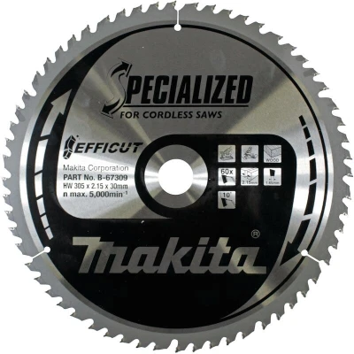 Afbeelding van Makita AfkortZaagblad Hout 305x30x2,15 60T B 67309