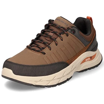 Afbeelding van Skechers ARCH FIT Treadwear Sneakers laag, Heren, Maat: 44, Dark brown Leer en textiel