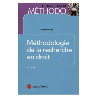 Image de Methodologie de la recherche en droit