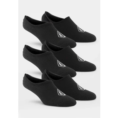 Afbeelding van Volcom Stones NSHW 3 PACK Enkelsokken, Heren, Maat: One Size, Black