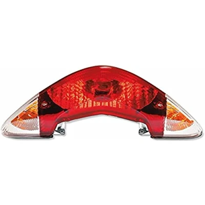 Afbeelding van Vicma Rood/witte achterlichtlens voor MBK Mach G LC, Yamaha Jog 50 RR