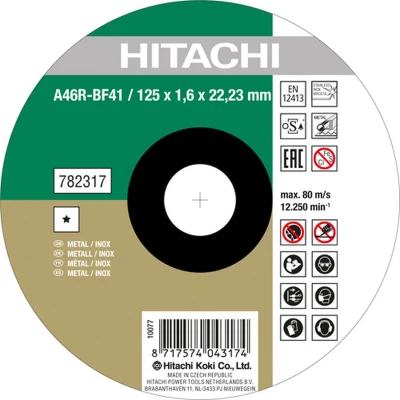 Afbeelding van Doorslijpschijf 125X1,6Mm Voor Inox/ Metaal Hsp 25 stuks