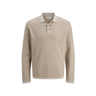 Afbeelding van Jack &amp; Jones Jjegeorge Poloshirt, Heren, Maat: Small, Coriander detail w white