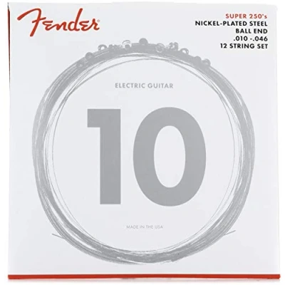 Afbeelding van Fender E Guitar Strings Super 250 XII 10 46 Elektrische gitaarsnaren