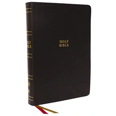 Afbeelding van NKJV Holy Bible, Super Giant Print Reference Brown Bonded Leather, 43,000 Cross References, Red Letter, Comfort Print: New King James Version