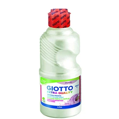 Afbeelding van Giotto Extra Quality Plakkaatverf Wit Parelmoer 250ml