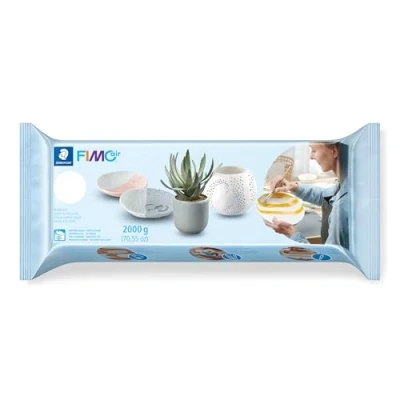 Afbeelding van Boetseerklei Fimo Air 2000gram wit