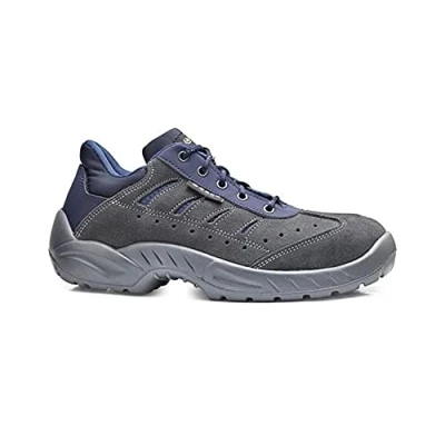 Afbeelding van Base Protection, Colosseum Veiligheidsschoenen voor dames en heren, grijs blauw, maat 40