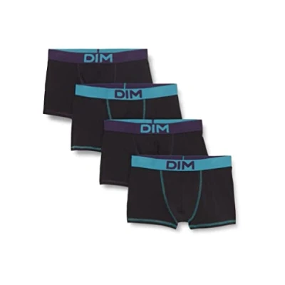 Afbeelding van Dim Mix and Colors Boxershort voor heren, stretch, katoen, 4 stuks