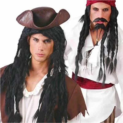 Afbeelding van Fiestas Guirca Rasta pruik Carnaval accessoires Pruiken